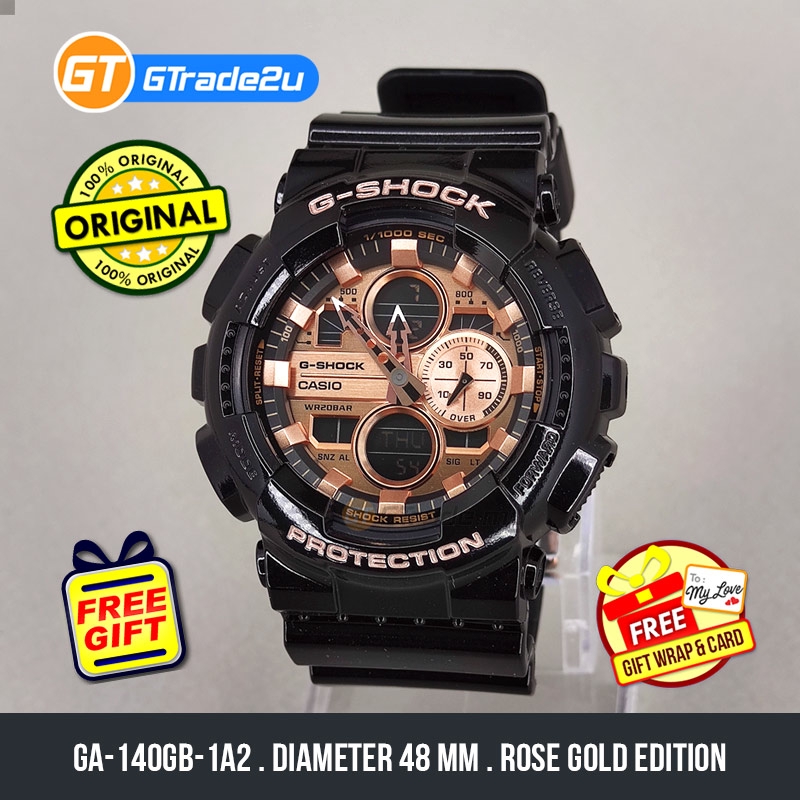 Casio G-Shock GA-140GB-1A2ER Orologio Analogico-Digitale Al Quarzo In Resina