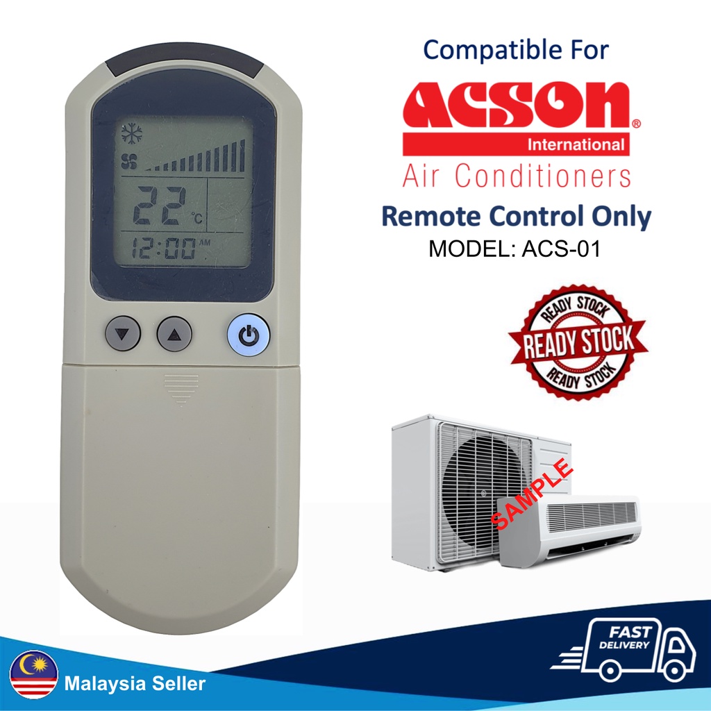 Acson Replacement For Acson Air Cond Aircond Air Conditioner Remote