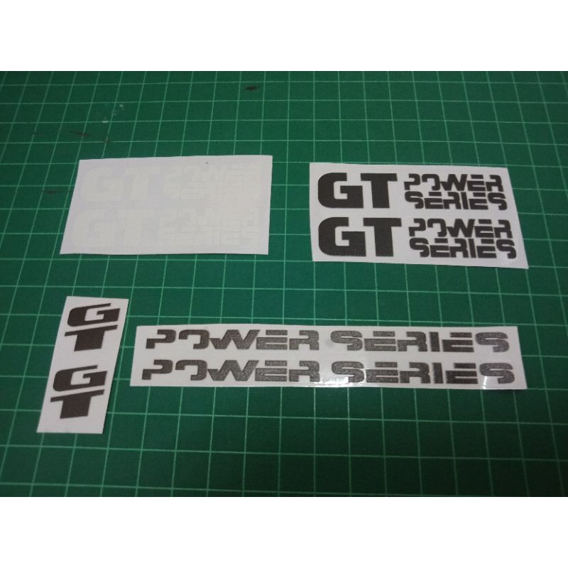 GT Power Series Crank Decal Transparent Sticker | Shopee Malaysia