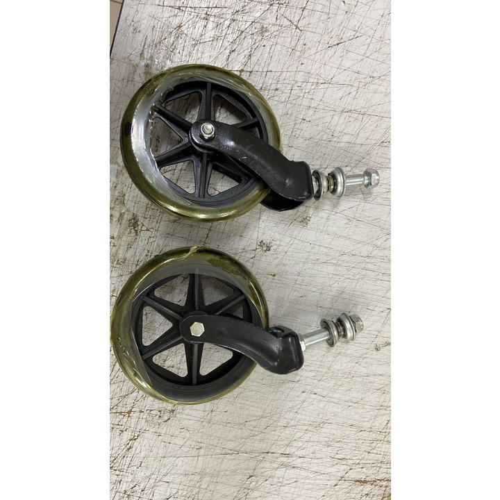Castor Wheelchair Set 6 inci (1 pair ) Shopee Malaysia