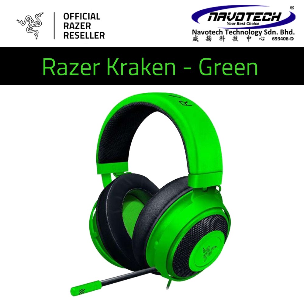 Razer Kraken 2019 Gaming Headset - Green | Shopee Malaysia