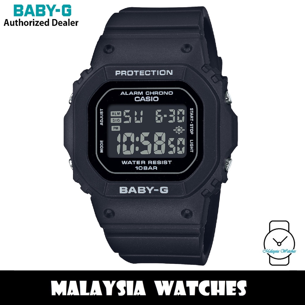 OFFICIAL WARRANTY Casio Baby G BGD 565U 1 Digital Black Resin Women s Watch BGD565 BGD 565 BGD565U 1 BGD 565U 1DR Shopee Malaysia