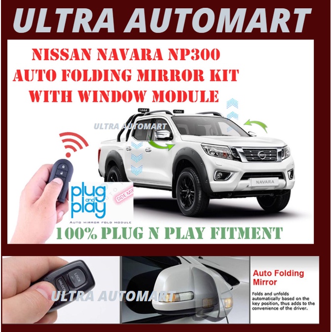 Side Mirror Auto Fold for Nissan Navara NP300 20152019 Shopee Malaysia