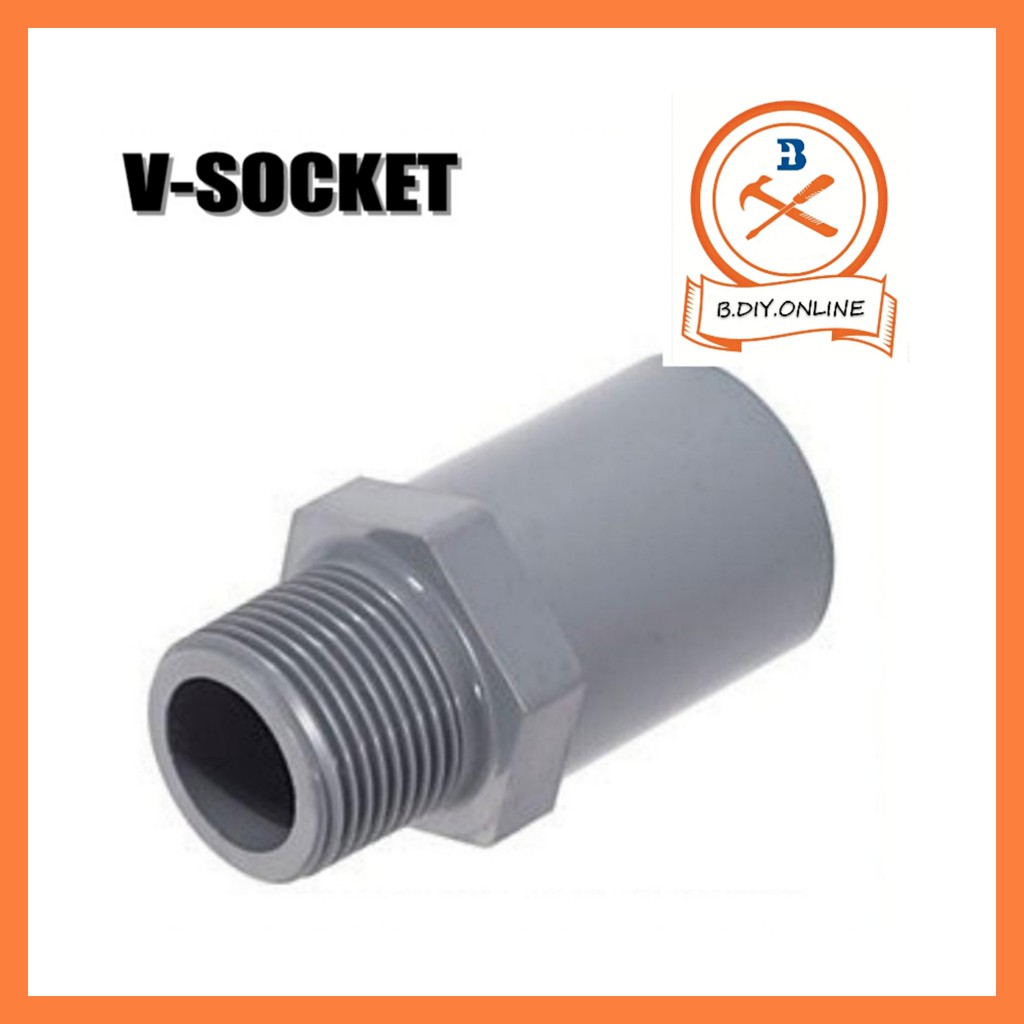 Pvc Fitting Valve Socket/ Paip Plastik Penyambung Valve Soket/PVC VALVE