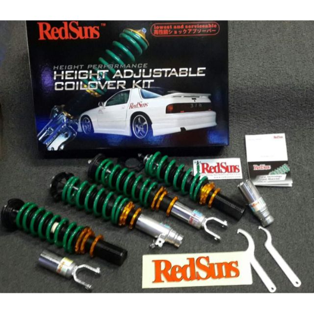Can service & hi low bodyshift fullset RedSuns adjustable absorber