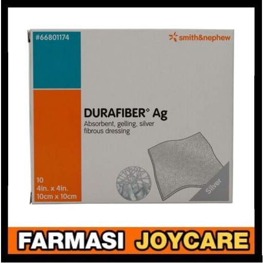 Smith & Nephew Durafiber Ag Silver 10cm x 10cm 1 piece (Exp: June 2027 ...