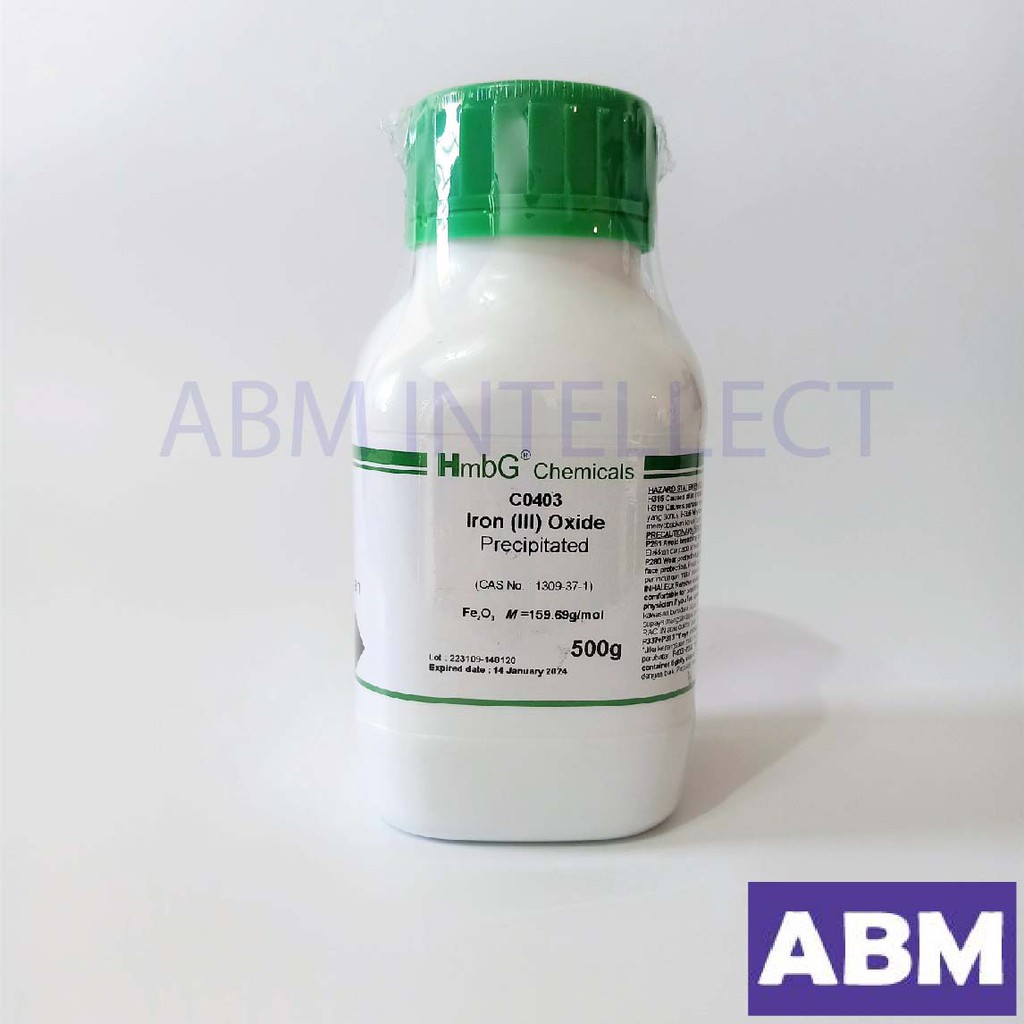 Iron 3 Oxide Fe2O3 500g, HmbG Shopee Malaysia