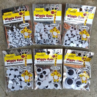 7.5 Inch Giant Googly Eyes Plastic Wiggle Eyes with Self Adhesive for  Crafts DIY