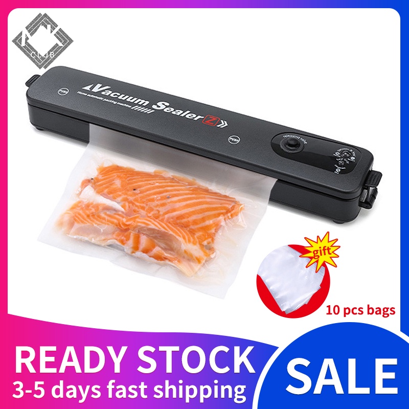 220V/110V Vacuum Sealer Packaging Machine with Free 10pcs Vacuum