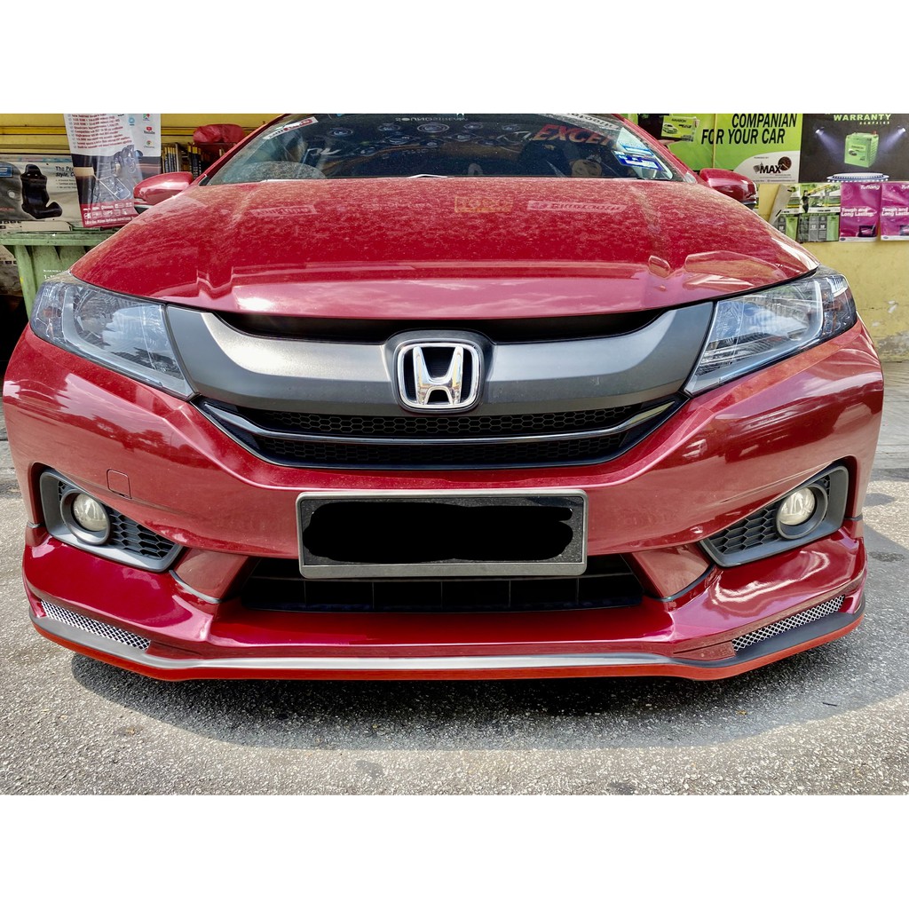 Honda City GM6 2014 2015 2016 Mugen RR Body kit Bodykit front side rear skirt led lip Shopee