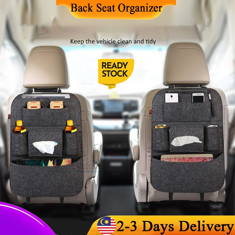 Car Seat Cover Avanza Seat Cover Box Car Organizer Storage Car Back Seat Storage Bag Tisu Kereta