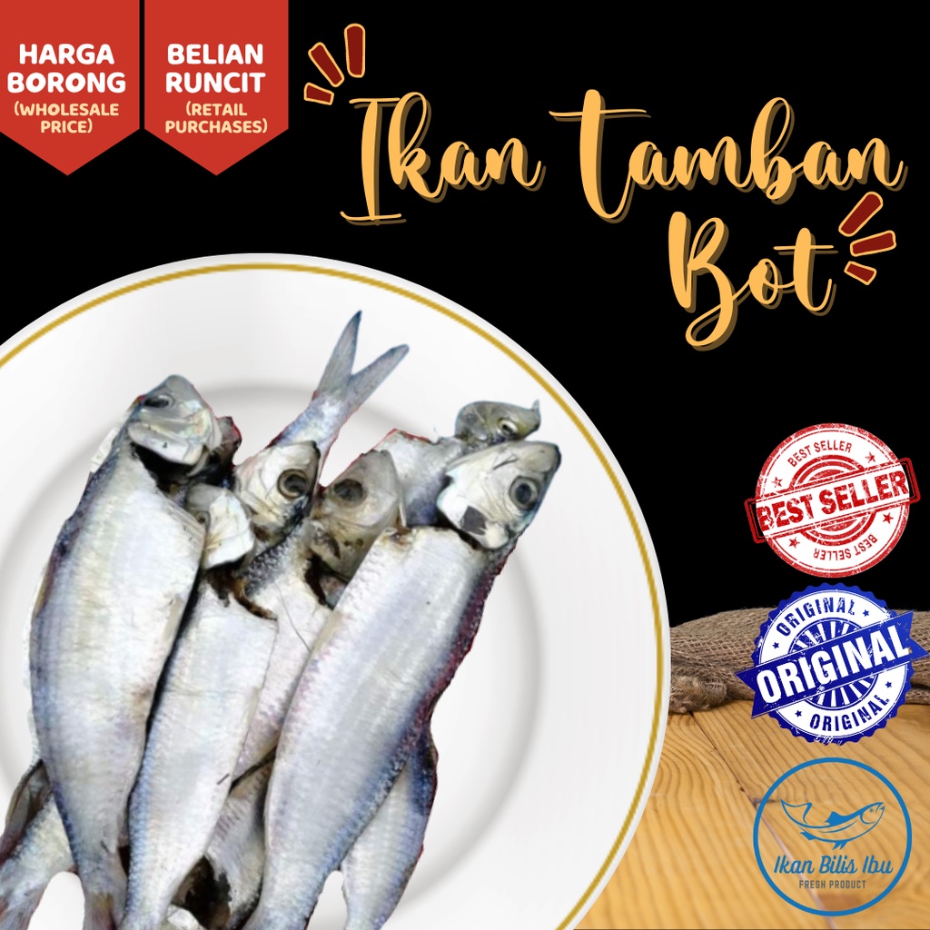 Ikan Kering Tamban Sisik Masin Gred A Tanjung Dawai Segar Buatan