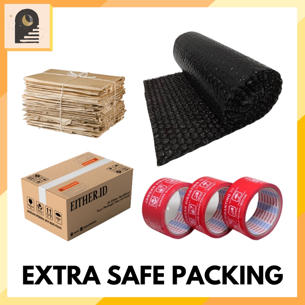 Extra SAFE PACKING BUBBLE WRAP/Finished Cardboard/FRAGILE STICKER ...