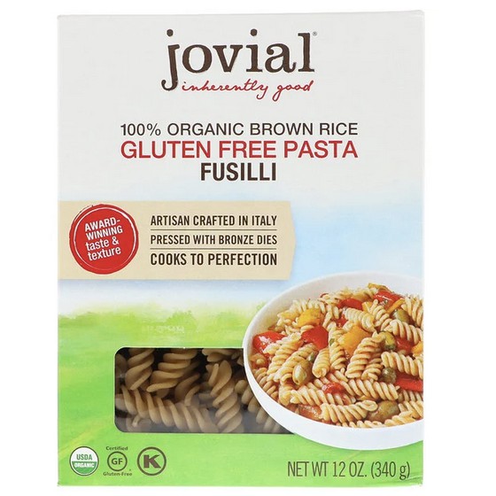 Jovial 100 Organic Brown Rice Pasta Fusilli 12 Oz 340 G Shopee Malaysia