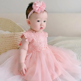 One month old store baby girl dress