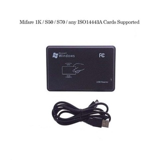 125khz (ID) 13.56MHz (IC) RFID MIFARE Dual Smart Card USB Reader