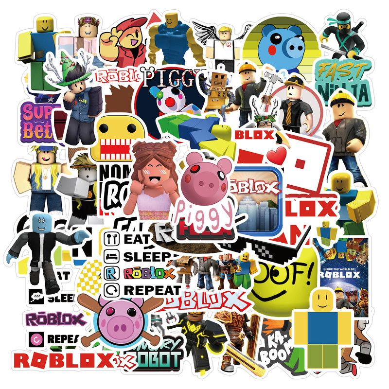 Waterproof Roblox High-quality Stickers For Graffiti Art On Surfaces ...