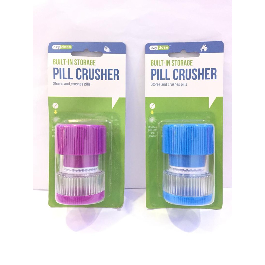 EZY DOSE PILL TABLET CRUSHER BUILTIN STORAGE Shopee Malaysia