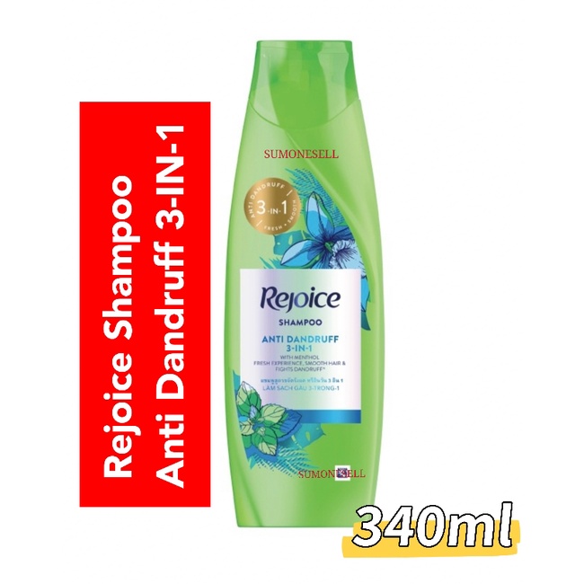 Rejoice Shampoo Anti Dandruff 3 In 1 340ml Shopee Malaysia