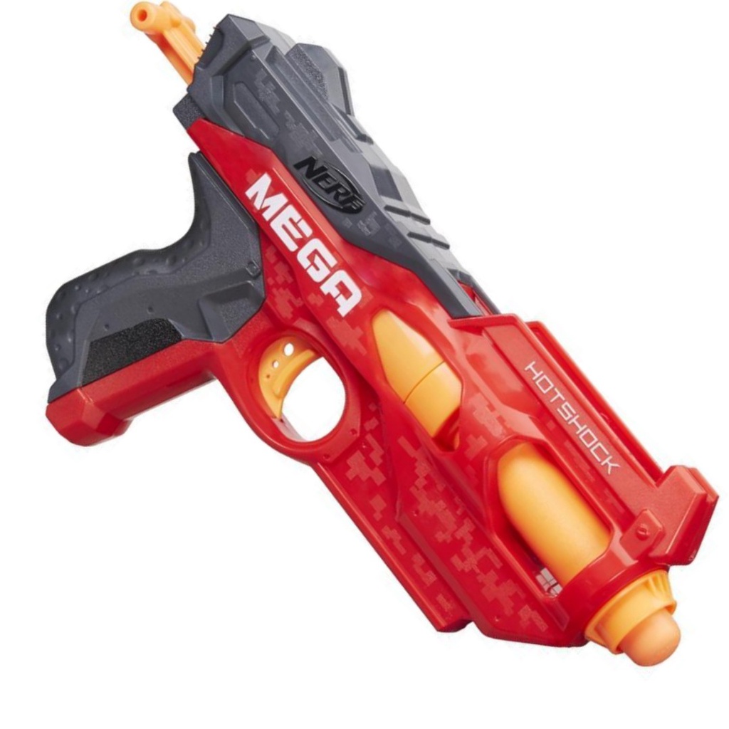 Brinquedo Lançador Nerf N-Strike Mega Hotshock Hasbro B4969 com o