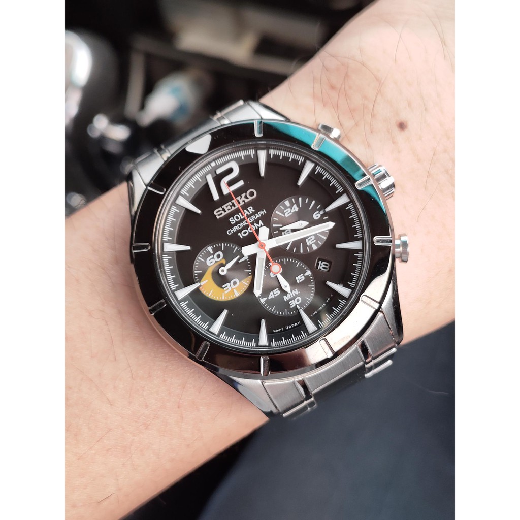 Seiko criteria solar chronograph sale