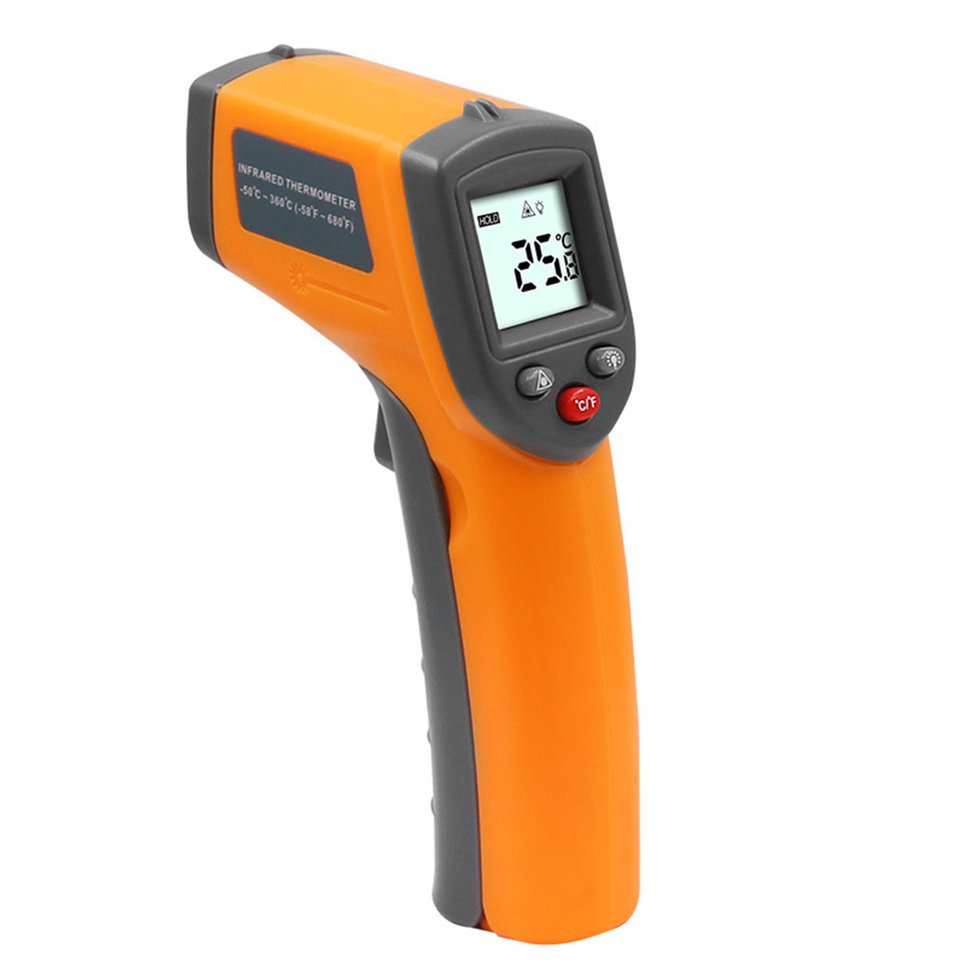 (BW)Non-Contact Laser Infrared Thermometer Infrared Pyrometer IR Laser ...