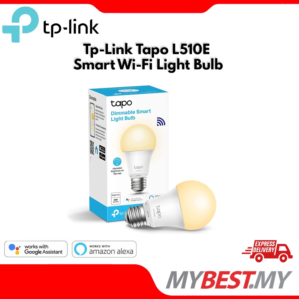 TP-Link Tapo L530E / L510E /L520E E27 WiFi Smart LED Light Bulb [Remote ...