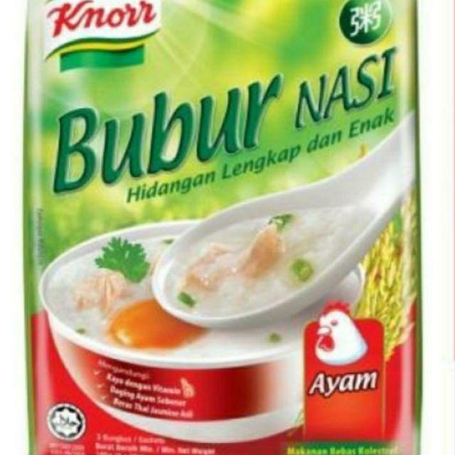 Knorr Sachet Porridge Bubur Nasi 3x35g Ready Stock Shopee Malaysia