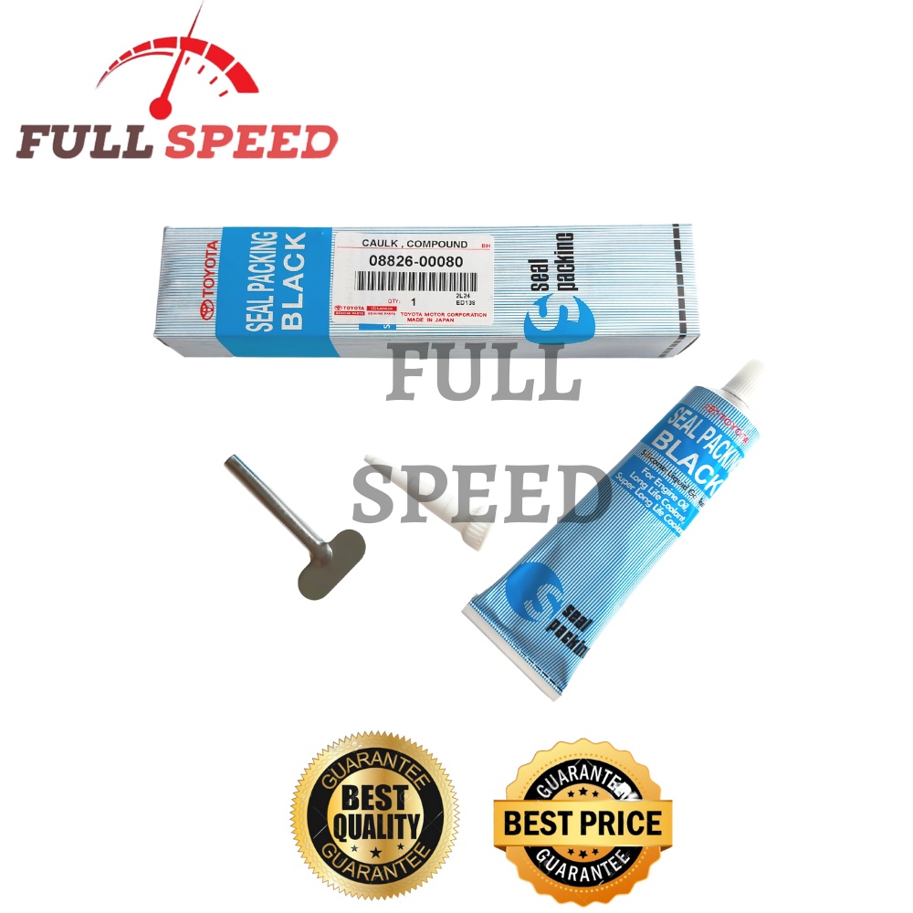 🚨TOYOTA🚨 Silicone Liquid Gasket Maker Gum Seal Packing (Black) Shopee