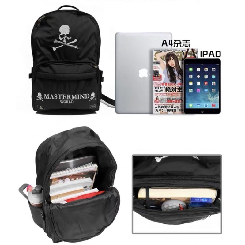 MASTERMIND WORLD x PORTER TOKYO backpack/ MASTERMIND JAPAN travel  bag/MMW/MMJ/Men beg(pre-order)11