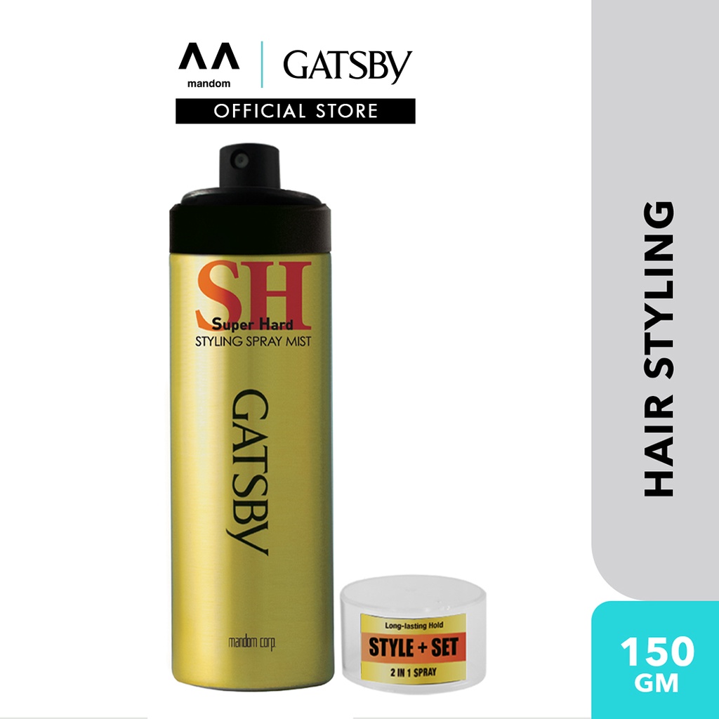 GATSBY Styling Spray Mist Super Hard 150g (mens hair spray, spray