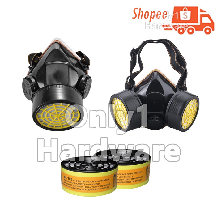 CHEMICAL RESPIRATOR CARTRIDGE MASK REFILL | Shopee Malaysia