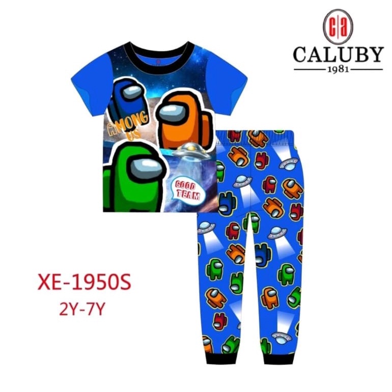 Vêtement Enfant Among Us Pyjama Among Us Pour Garçon - Ensemble Manches Courtes Short - Licence Officielle Pyjama Coton Manches Courtes