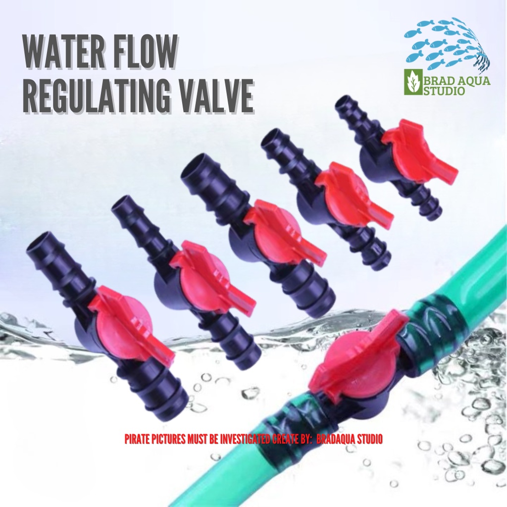 AQUARIUM Water Flow Regulating Valve Hose Pipe Valve Tube Pipe