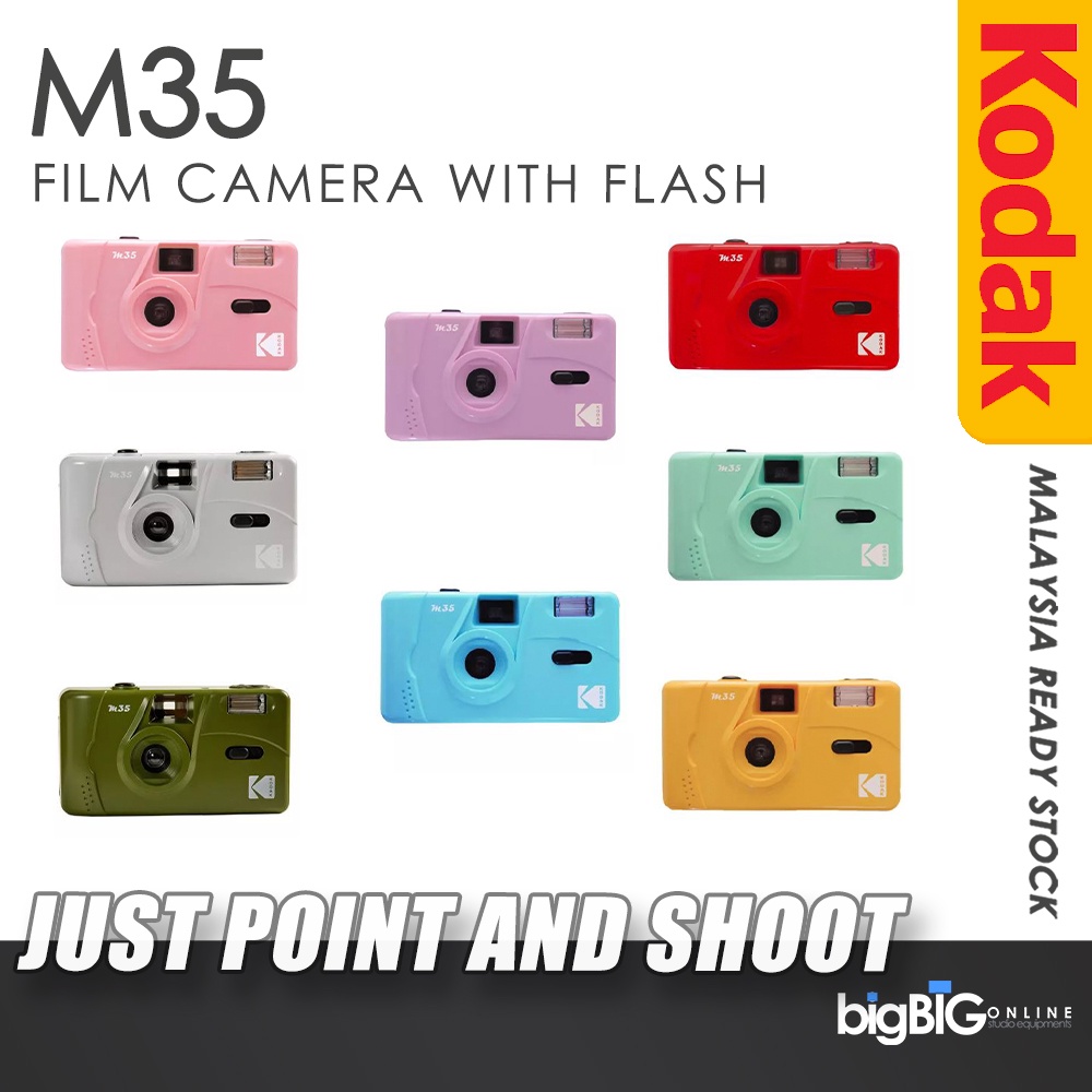 Kodak M35 Pointand Shoot Film Camera with Flash (Malaysia Ready Stock