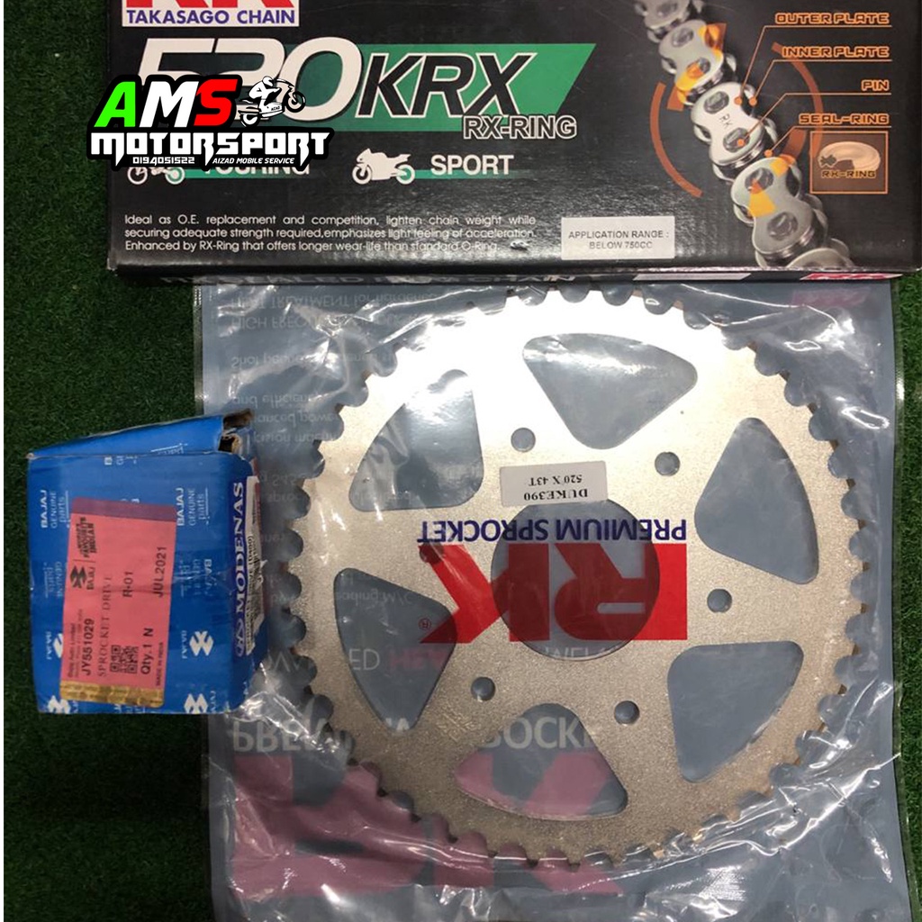 Performance sprocket for dominar hot sale 400