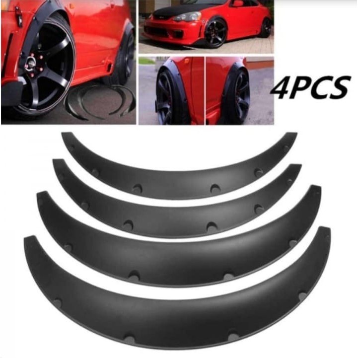 Universal PU Fender Flares Fender Arch Flare KE70 KE30 Viva kelisa myvi