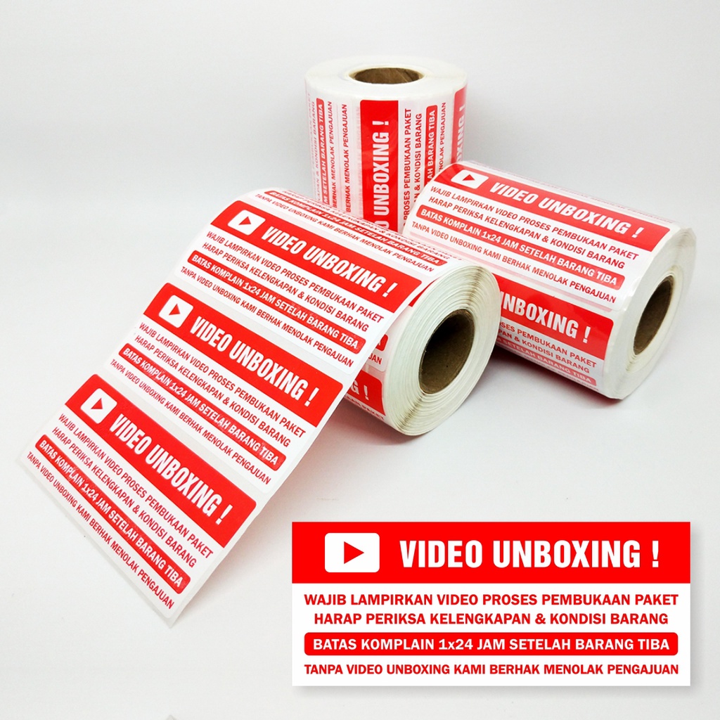 OmShop Package Shipping Stickers for Unboxing Videos 8.5 x 3.5 cm (1 ...