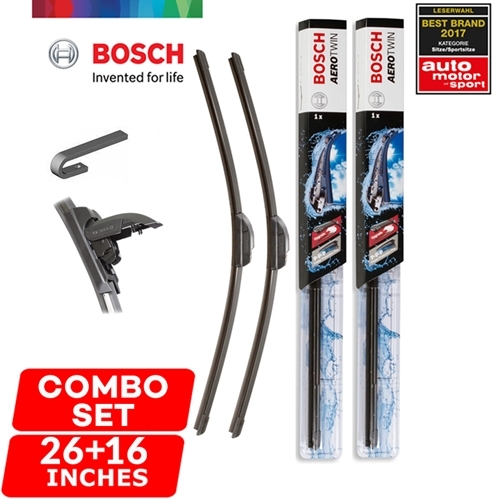 Bosch Aerotwin RetroFit Wiper Blade Set 26 16 inch for Hyundai