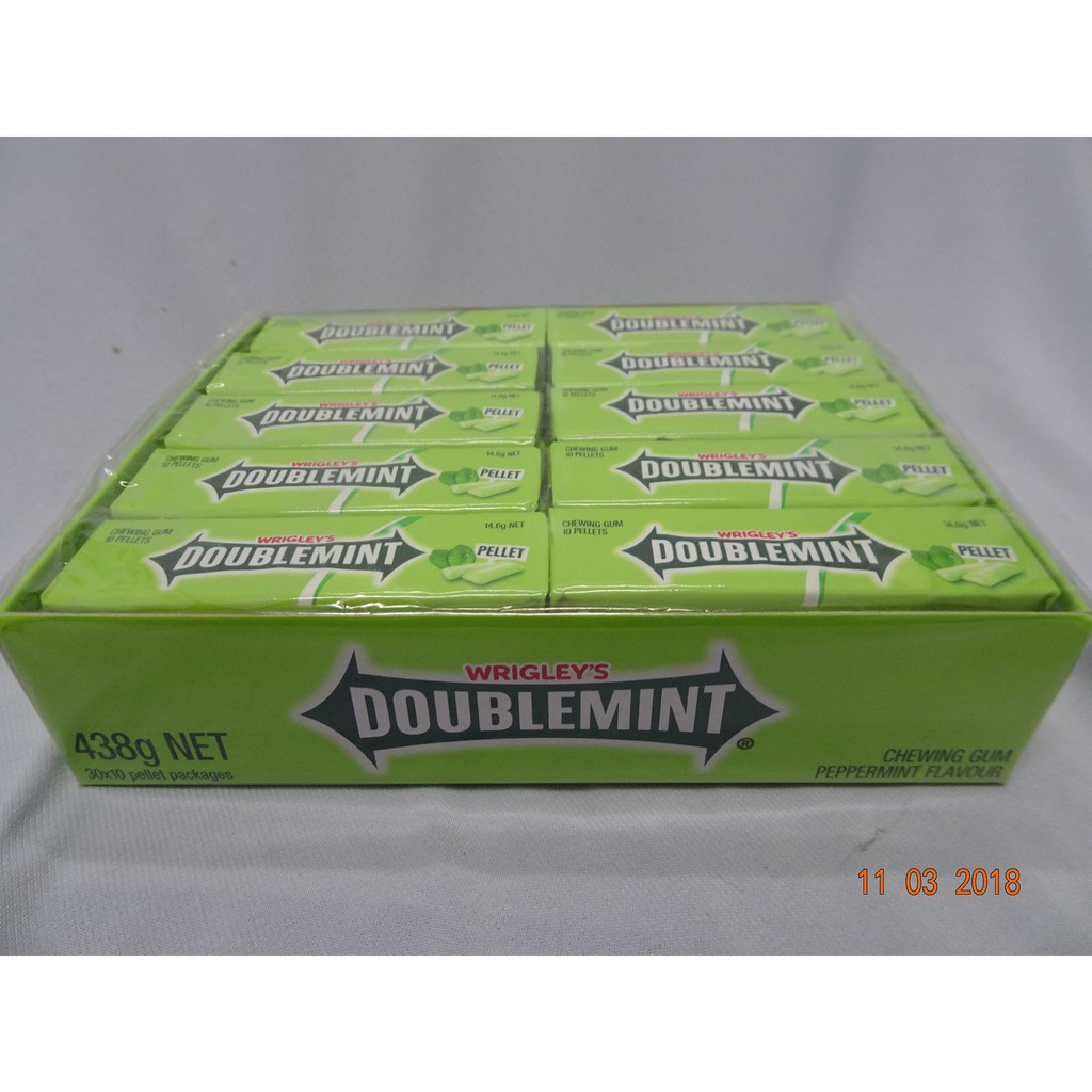 30 Packs Wrigley's DoubleMint Pellets Chewing Gum (LOCAL READY STOCKS) Shopee Malaysia