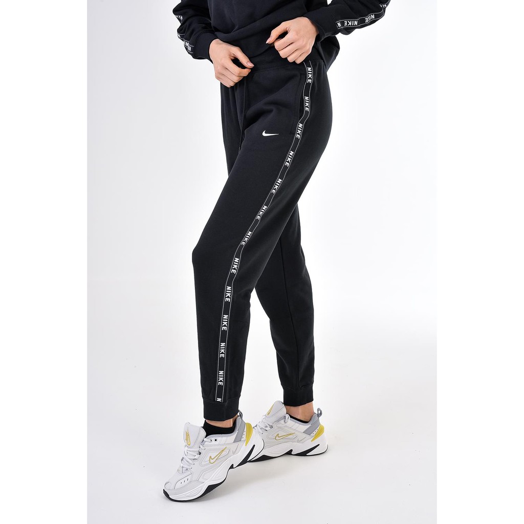 Nike Tape Pack Regular Fit Cuffed Fleece Sweatpants In