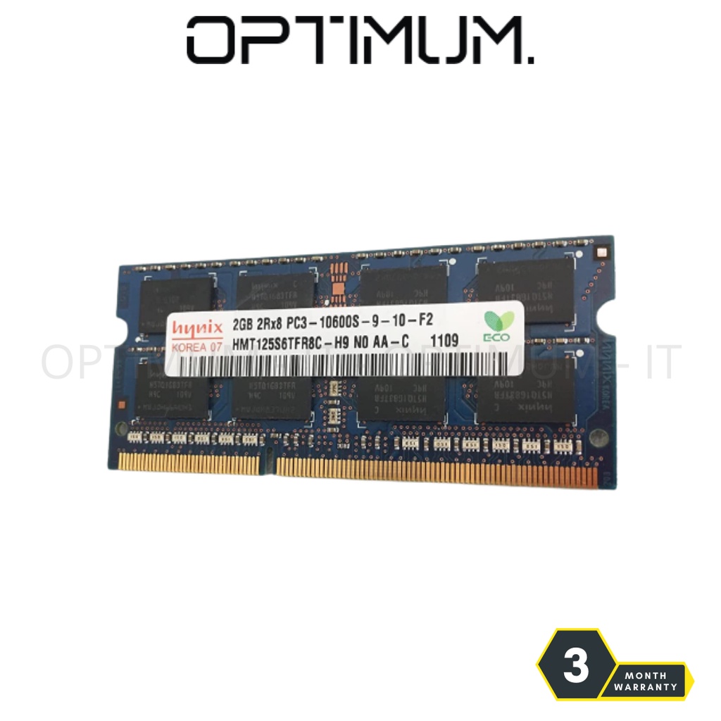 [Refurbished] SK Hynix 2GB DDR3 1333MHz PC3-10600 Laptop Ram (3M ...