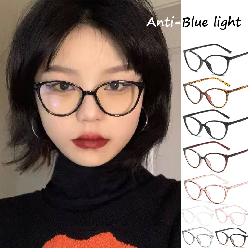 Anti Blue Light Blocking Glasses Transparent Spectacles Frame Plastic ...
