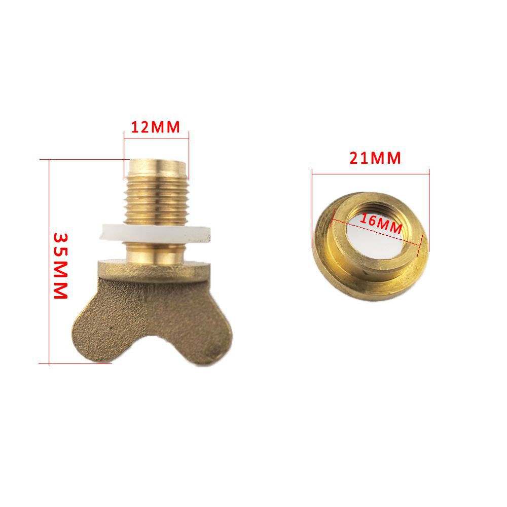 Car Radiator Accessory Universal Brass Water Faucet drain screw plug ...