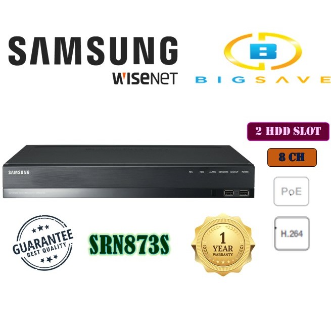 Samsung wisenet 8 hot sale channel 8 camera