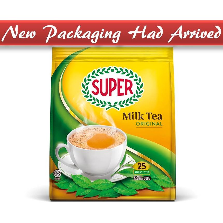 Super Milk Tea Original /Super Teh Susu /Super 香滑奶茶原味 20g*25 Sachets ...