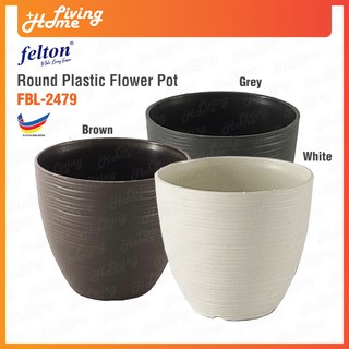 ❗ Ready stock❗ 】 Square Pot High (Pasu Bunga Pokok Plastik Tinggi) Diameter  17cm - FBL2511