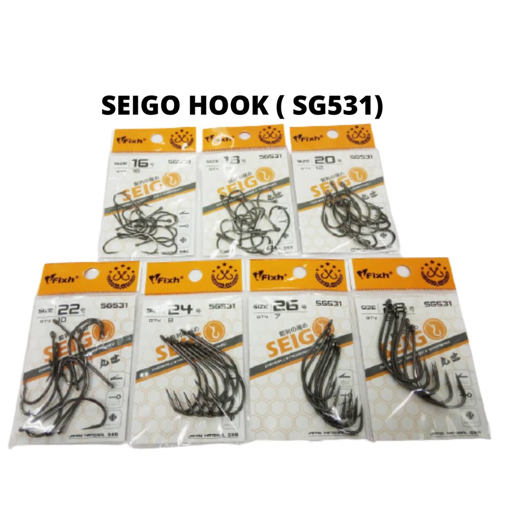 Owner OH White Round Seigo Fishing Hook – Size 6-1, Threaded Shank For Sea Bass, Perch, And More (Model 20607) - View #11