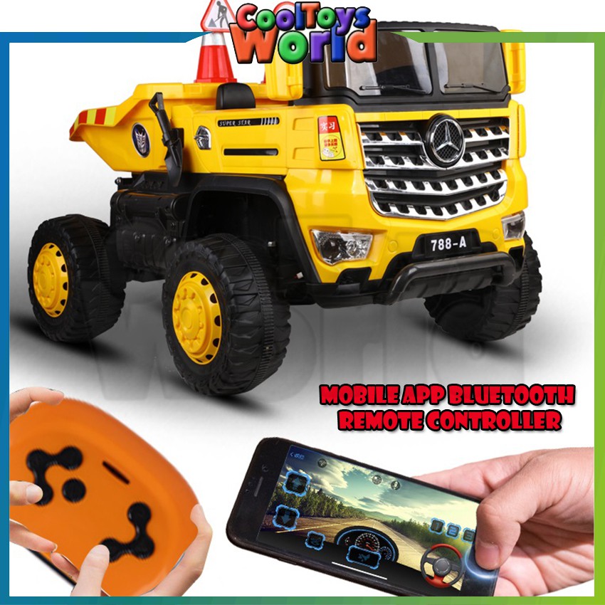 Kids Ride on LORRY HEAD WITH DUMP TRUCK 788-A Electric ride on Cars big ...