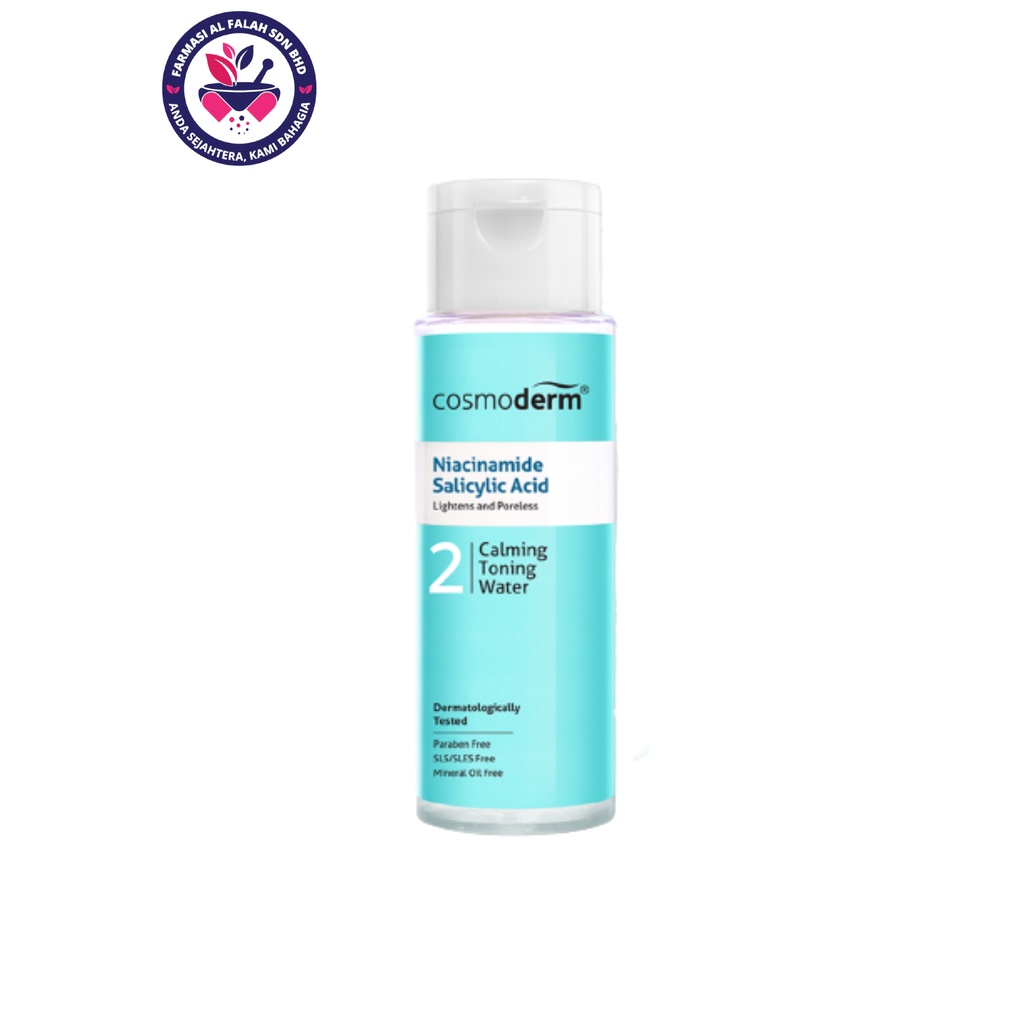 Cosmoderm Niacinamide Salicylic Acid (2/Calming Toning Water) | Shopee ...